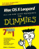 Mac Os X Leopard All-in-One Desk Reference for Dummies (for Dummies Series)