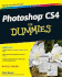 Photoshop Cs4 for Dummies