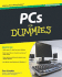 Pcs for Dummies By Gookin, Dan ( Author ) on Nov-06-2009, Paperback