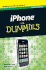Iphone for Dummmies Pocket Edition