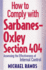 How to Comply With Sarbanes-Oxley Section 404: Assessing the Effectiveness of Internal Control