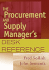 The Procurement and Supply Manager's Desk Reference