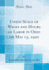 Union Scale of Wages and Hours of Labor in Ohio on May 15, 1920 Classic Reprint