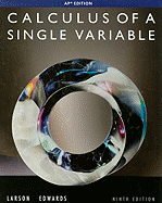 calculus of a single variable 9th edition