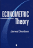 Econometric Theory