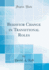 Behavior Change in Transitional Roles Classic Reprint