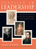 Profiles in Leadership: the Distinctive Lives of Men and Women Who Shaped History