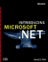 Introducing Microsoft. Net Platt, David S. and Ballinger, Keith