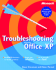 Troubleshooting Microsoft Office Xp