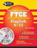 Ftce English 6-12 W/Cd-Rom (Ftce Teacher Certification Test Prep)