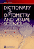 Dictionary of Optometry and Visual Science