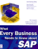 What Every Business Needs to Know About Sap (Prima Tech's Sap Book Series)