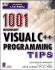 1001 Microsoft Visual C++ Programming Tips W/2cds [With Cd-Rom]