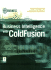 Business Intelligence With Coldfusion (E-Business)