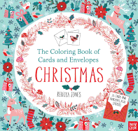 coloring book of cards and envelopes christmas