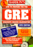 How to Prepare for the G R E: Graduate Record Exam (Barron's How to Prepare for the Gre (W/Cd))