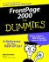 Frontpage 2000 for Dummies