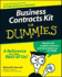 Business Contracts Kit for Dummies [With Cdrom]
