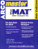 Master the Mat 2001: Miller Analogies Test (Master the Mat: Miller Analogies Test, 8th Ed)