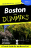 Boston for Dummies? (Dummies Travel)