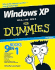 Windows Xp All-in-One Desk Reference for Dummies