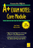 A+ Exam Notesl Core Module