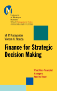 finance for strategic decision making what non financial managers need to k