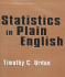 Statistics in Plain English (Volume 1)