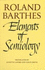 Elements of Semiology Roland Barthes; Annette Lavers and Colin Smith