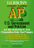 U.S. Government and Politics, Barron's How to Prepare for the Advanced Placement Test and Quick Study 4 Page Laminated Outline of Us Government