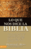 Que Nos Dice La Bblia, Lo