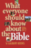 What Everyone Should Know About the Bible