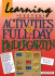 Learning Center Activities for the Full-Day Kindergarten