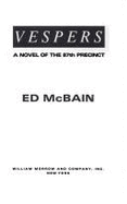 vespers a novel of the 87th precinct