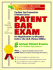Patent Bar Exam: the Best Test Preparation and Review Course