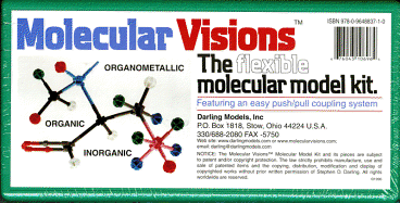 Molecular Visions (Organic, Inorganic, Organometallic) Molecular Model Kit #1 By Darling Models to Accompany Organic Chemistry