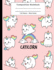 Composition Notebook: 120 Sheets Wide Ruled Back to School Office Home Student Teacher College Ruled-Catcorn Caticorn Kawaii Notebook (School Composition Notebooks)