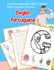 English Portuguese Practice Alphabet ABCD letters with Cartoon Pictures: Pratique letras inglesas do alfabeto Portugus com retratos dos desenhos animados