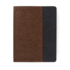 Csb Men of Character Bible, Brown/Black Leathertouch