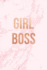 Girl Boss: Pink Marble and Gold Notebook | College Ruled Lined Pages | 6 X 9 Journal (Marble and Rose Gold Inspirational Notebook for Girls)