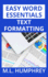 Text Formatting (Easy Word Essentials)