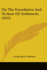 On the Foundation and Technic of Arithmetic (1912)