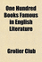 One Hundred Books Famous in English Literature