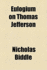 Eulogium on Thomas Jefferson
