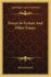Forces in Fiction: and Other Essays