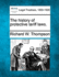 The History of Protective Tariff Laws. Third Edition