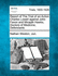 Report of the Trial of an Action Charles Lowell Against John Faxon and Micajah Hawks, Doctors of Medicine, Defendants