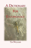 A Dictionary for Entomology