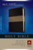 Holy Bible: New Living Translation, Black & Taupe, Leatherlike, Slimline Center Column Reference Edition