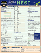 nursing hesi a2 a quickstudy laminated reference and study guide